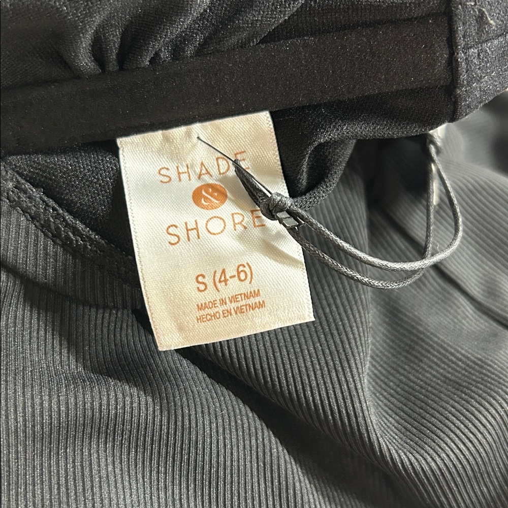 Shade & Shore Black Strapless One Piece - Picture 3 of 5